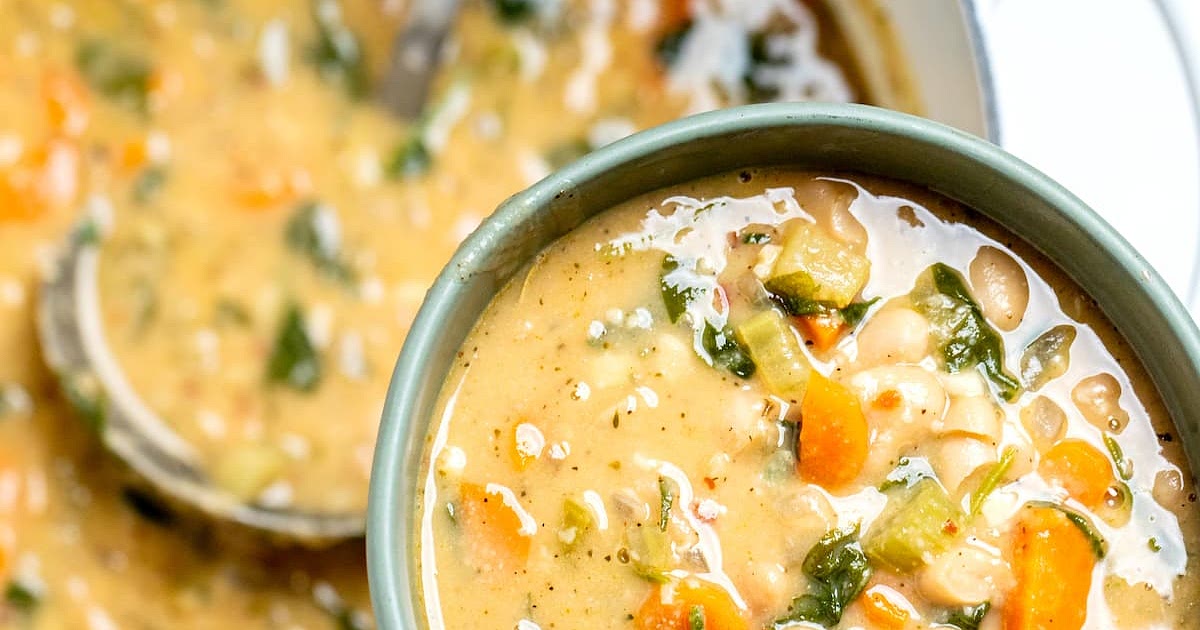 Tuscan White Bean Soup Recipe | Samsung Food App