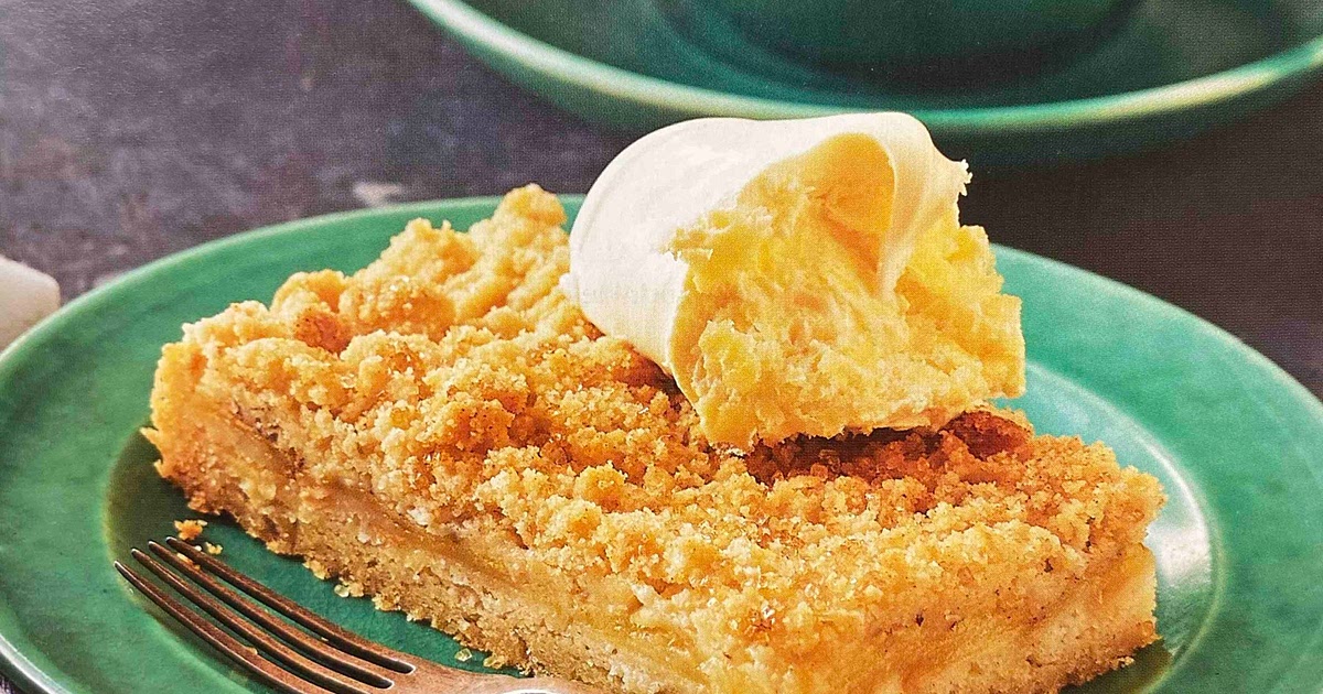 Apple Crumble Slice Recipe | Samsung Food App