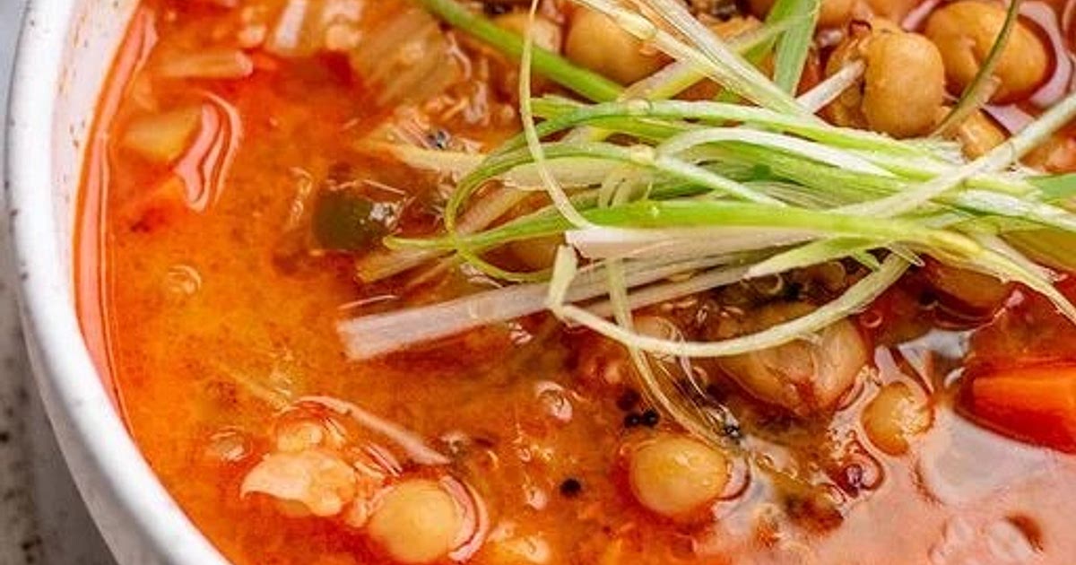 Gochujang Chickpea Soup Recipe | Samsung Food App