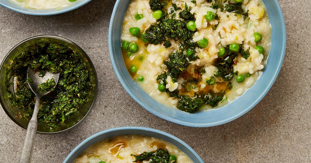 Rice and peas with mint and sesame oil Recipe | Samsung Food App