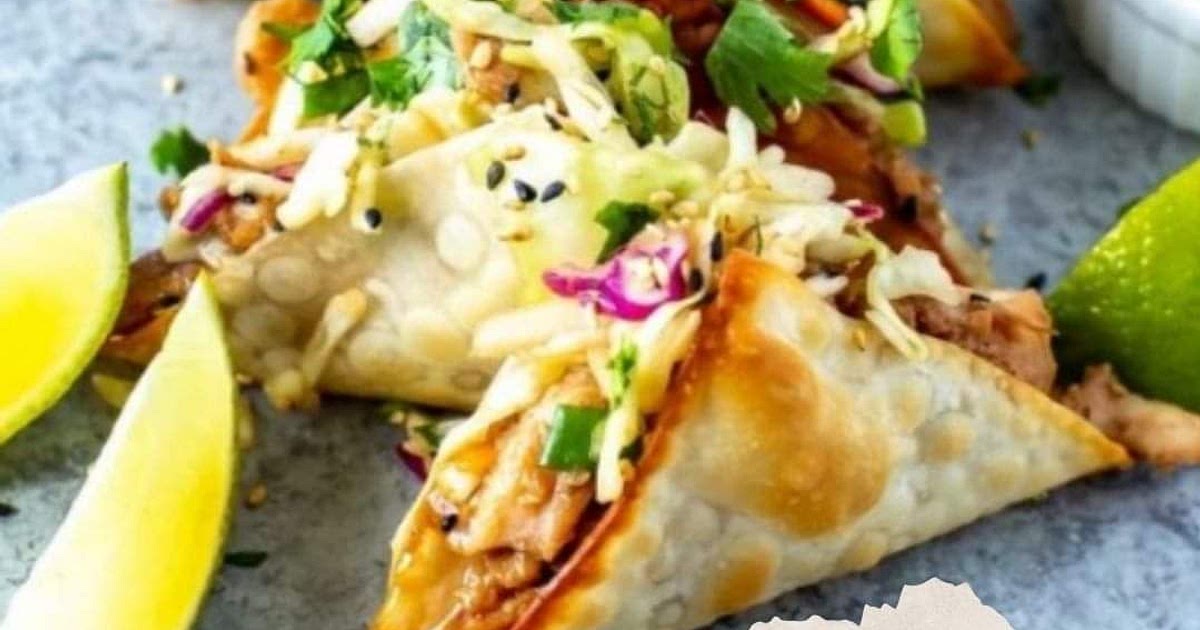 Chicken Wonton Tacos Recipe | Samsung Food App