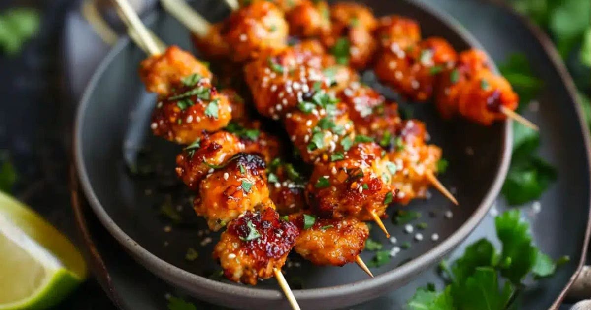 Bang Bang Chicken Skewers Recipe | Samsung Food App