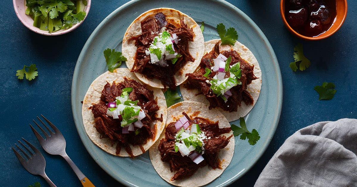 Beef Barbacoa Colorado Tacos Recipe | Samsung Food App