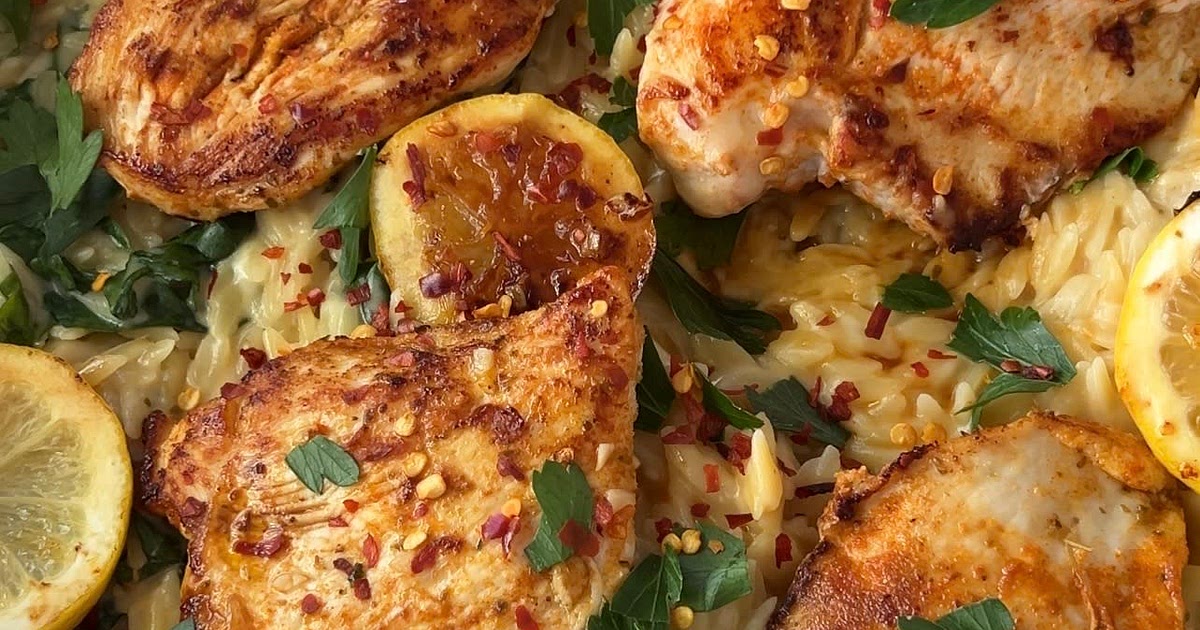 Lemon Chicken Orzo Recipe | Samsung Food App