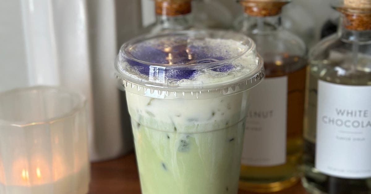 The Little Mermaid Coconut Matcha Latte Recipe | Samsung Food App