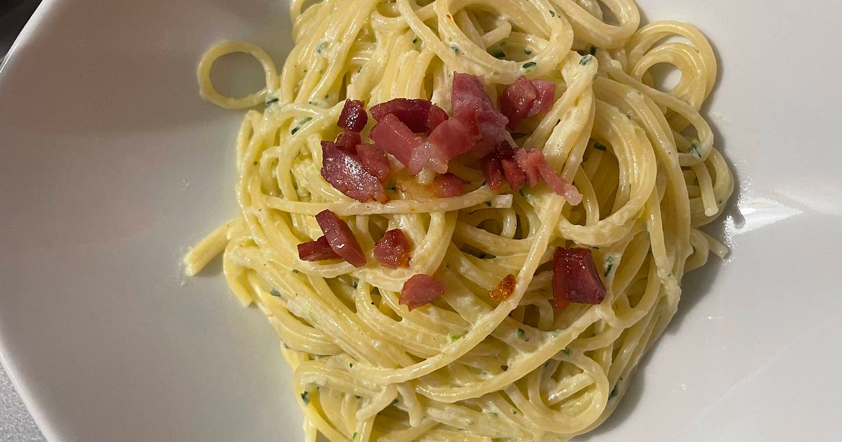 Zucchini Pasta mit Speck Recipe | Samsung Food App