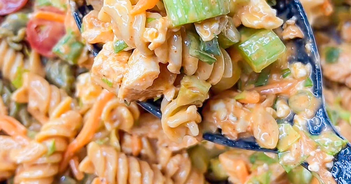 Buffalo Chicken Pasta Salad Recipe | Samsung Food App