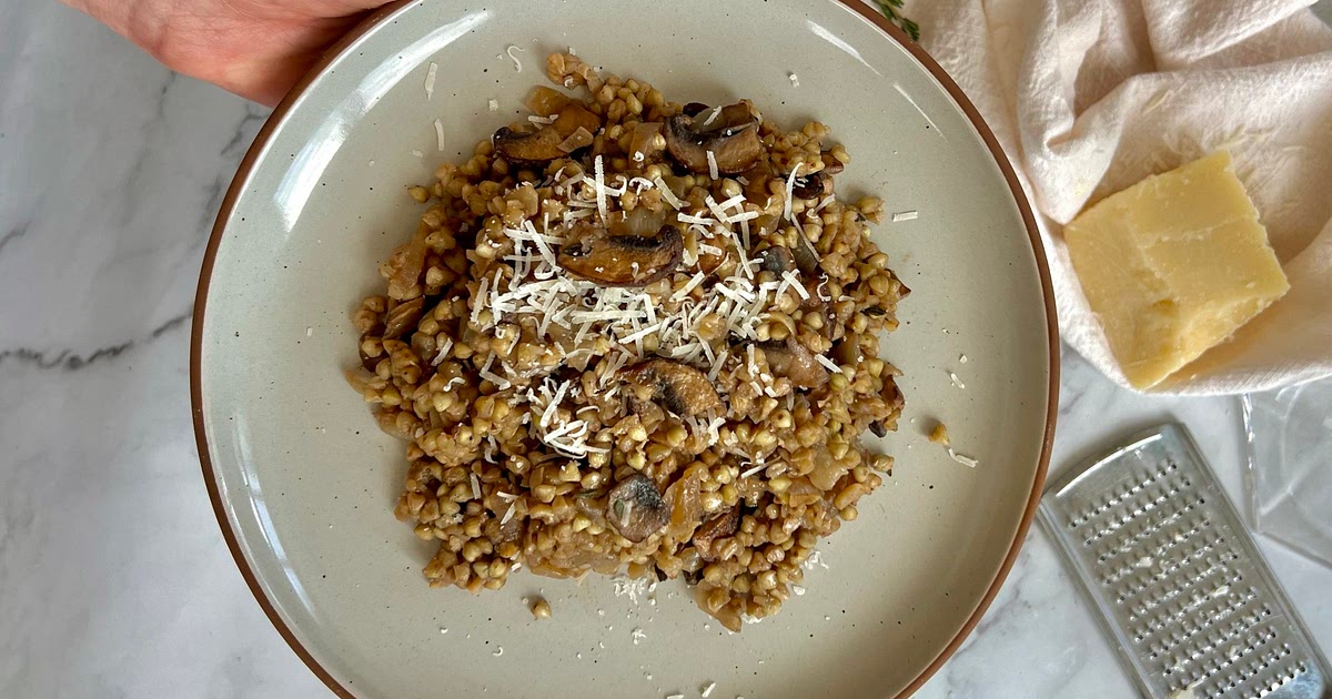 Buckwheat Mushroom Risotto Recipe | Samsung Food App