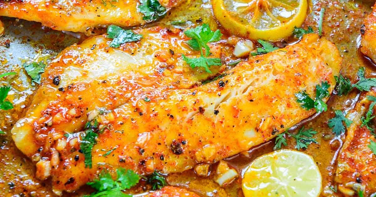 Lemon Garlic Baked Tilapia Recipe | Samsung Food App