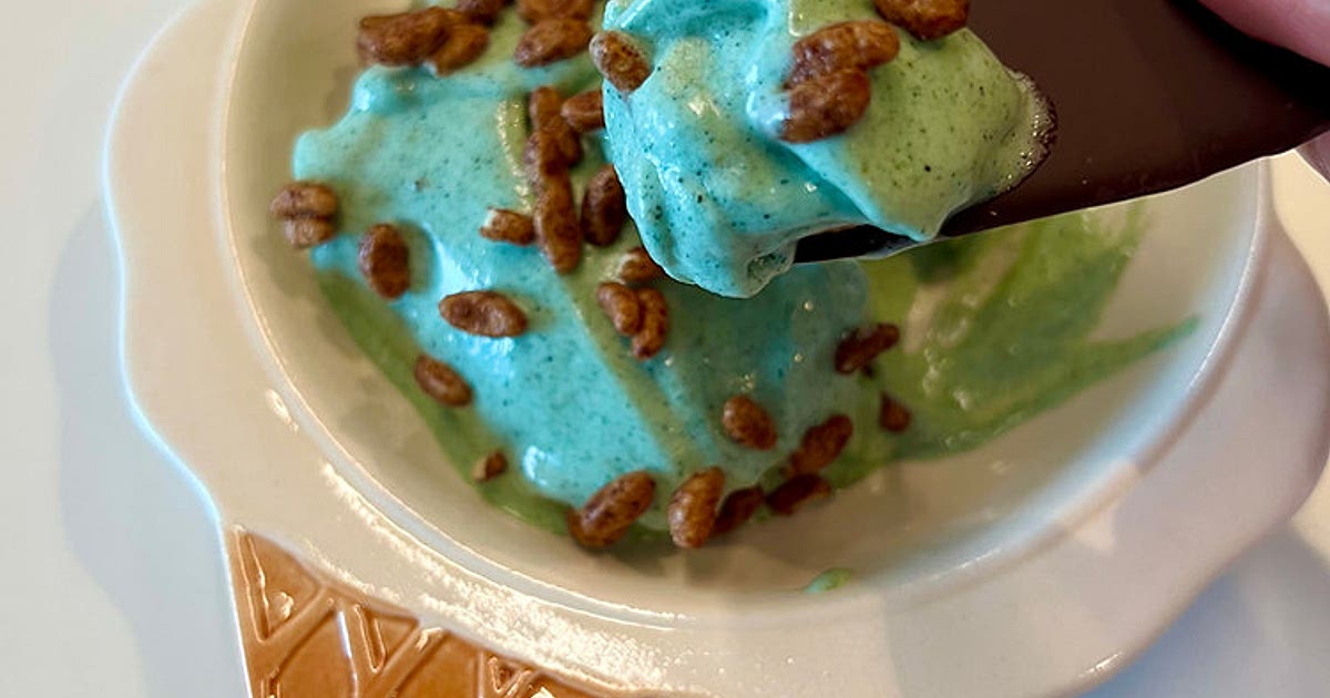 Mint Chocolate Spirulina Nice Cream 🌿 Recipe | Samsung Food App