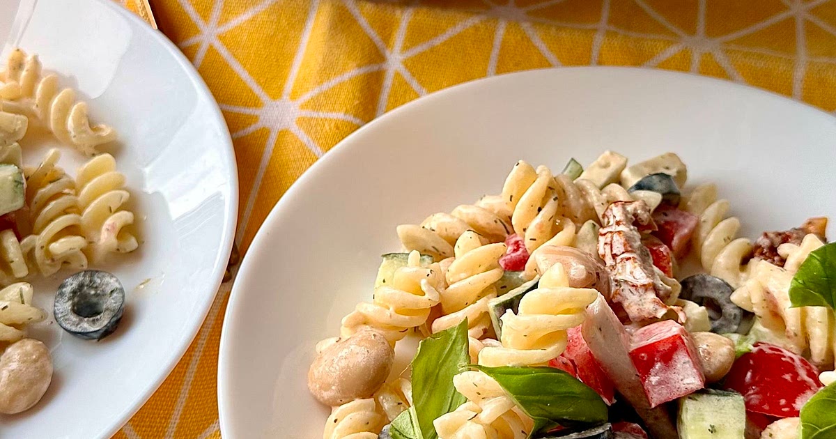 Greek Style Pasta Salad Recipe | Samsung Food App