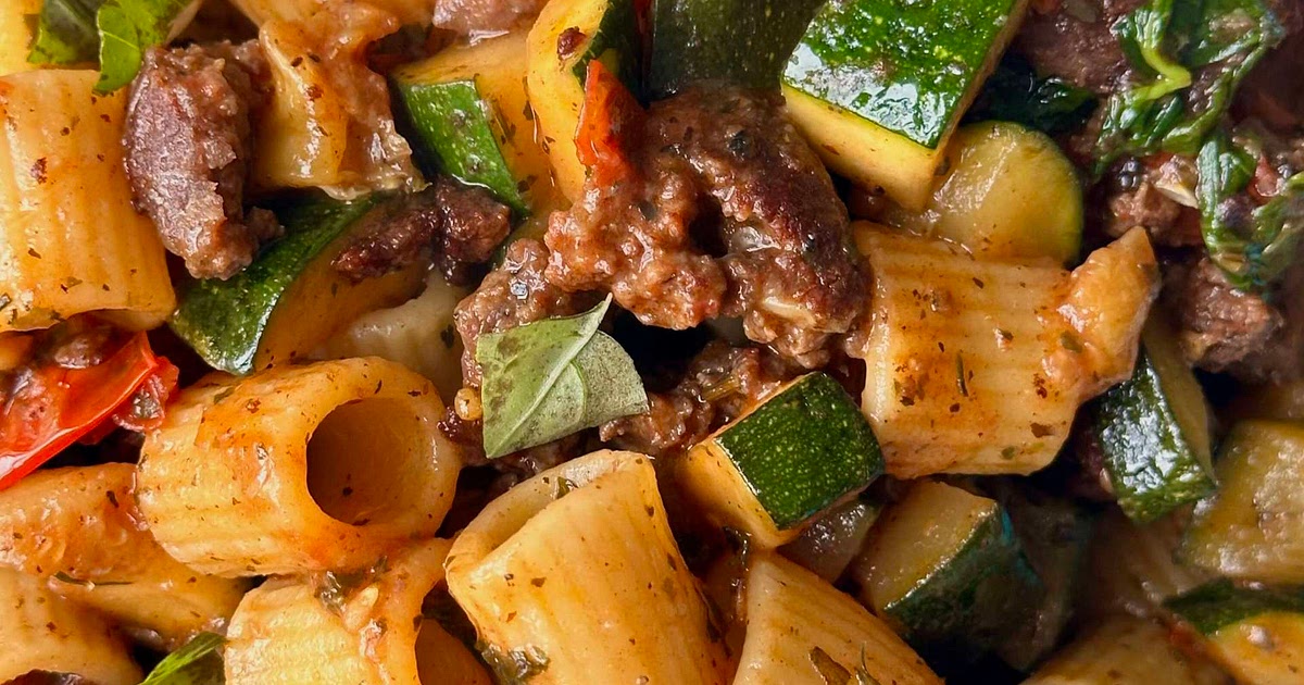 Beef Sausage Pasta Recipe | Samsung Food App