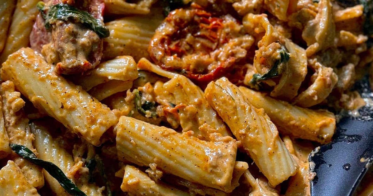 Creamy Italian Sausage Rigatoni Recipe | Samsung Food App