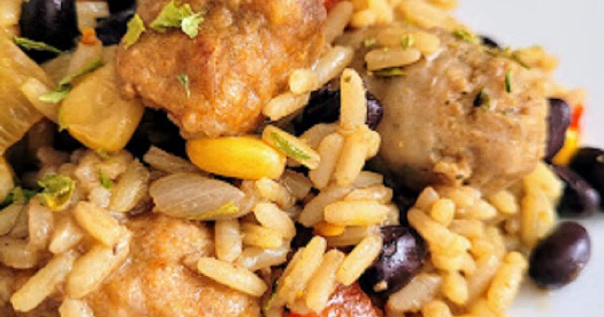 Mexican Sausage, Black Beans and Rice Recipe | Samsung Food App