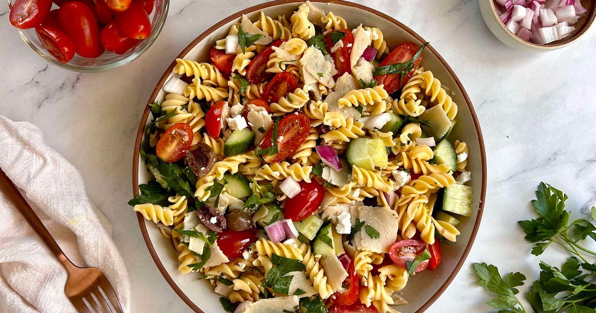 Mediterranean Pasta Salad Recipe | Samsung Food App
