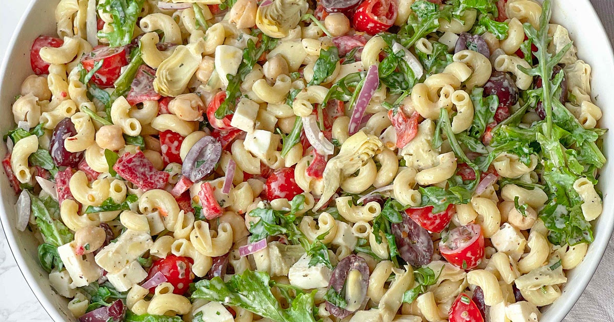 The Best Pasta Salad with a Creamy Italian Dressing Recipe | Samsung Food App