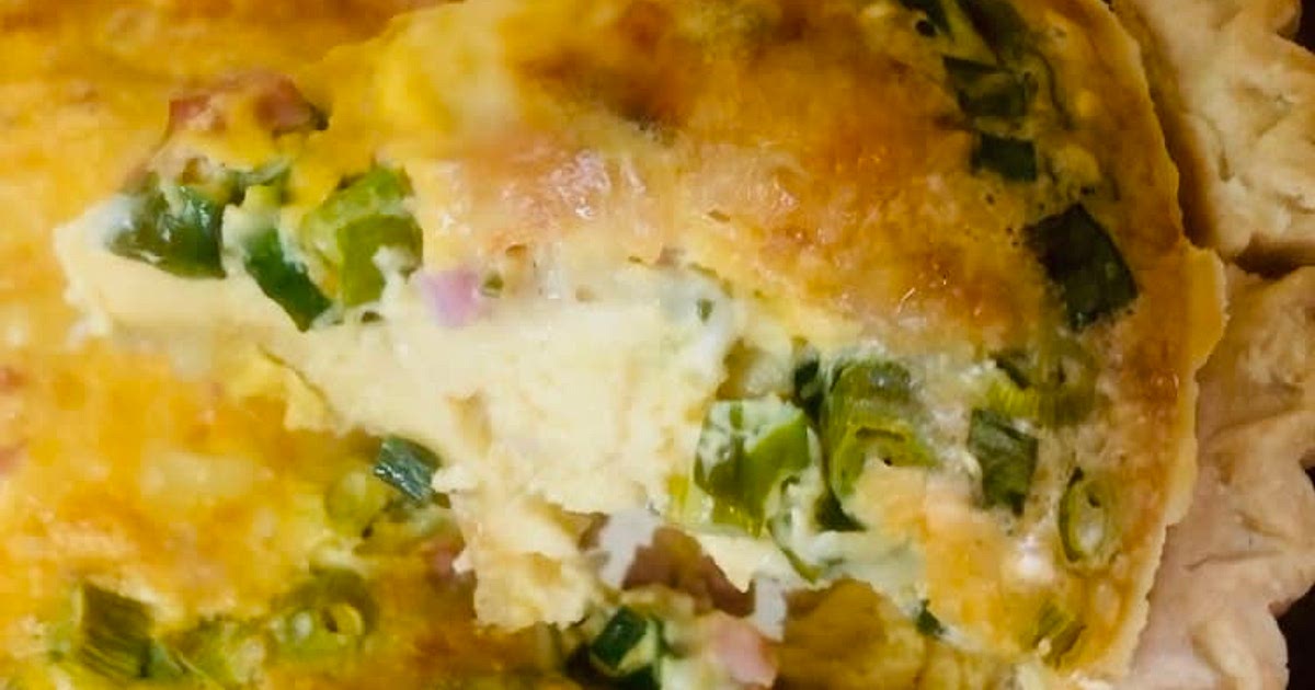 Ham & Swiss quiche Recipe | Samsung Food App