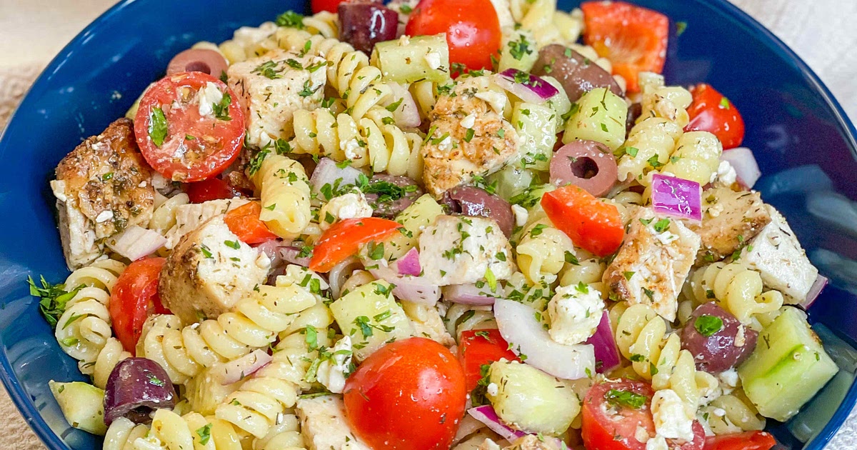Greek pasta salad Recipe | Samsung Food App