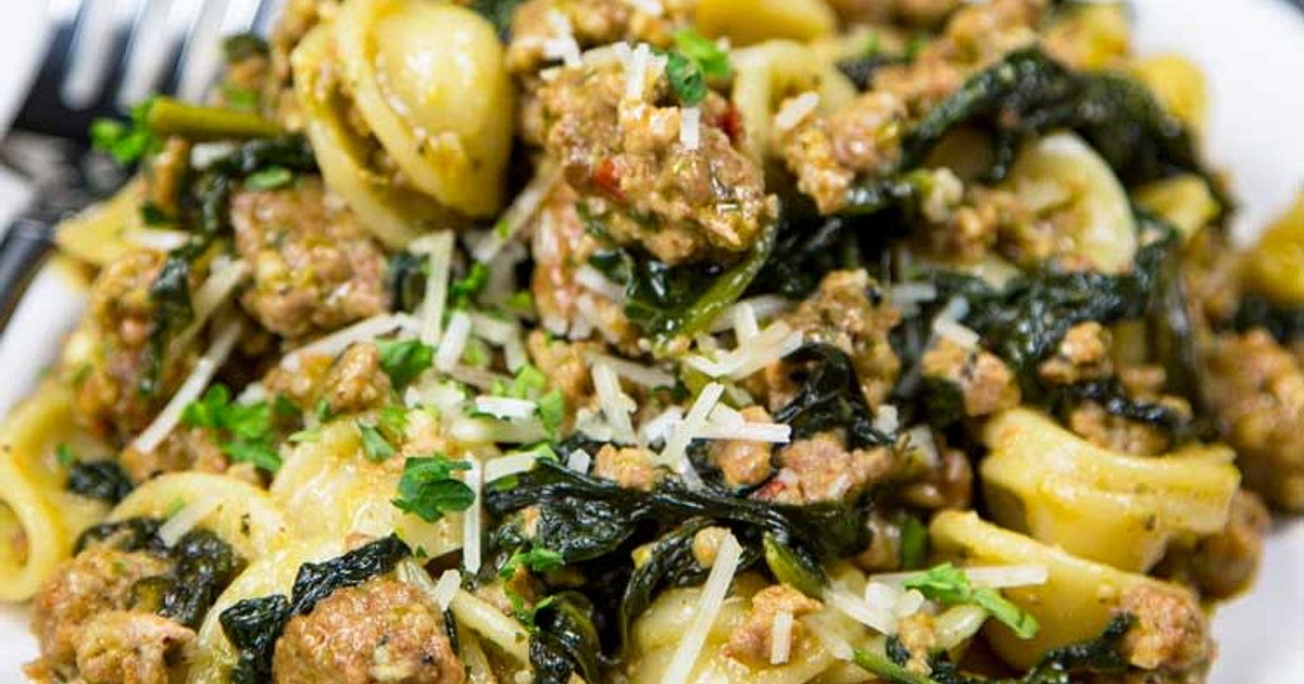 Pesto Sausage Oricchette Recipe | Samsung Food App