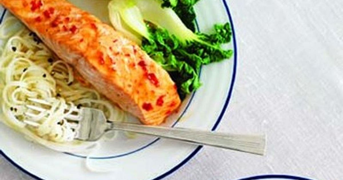 Asian salmon with bok choy Recipe | Samsung Food App