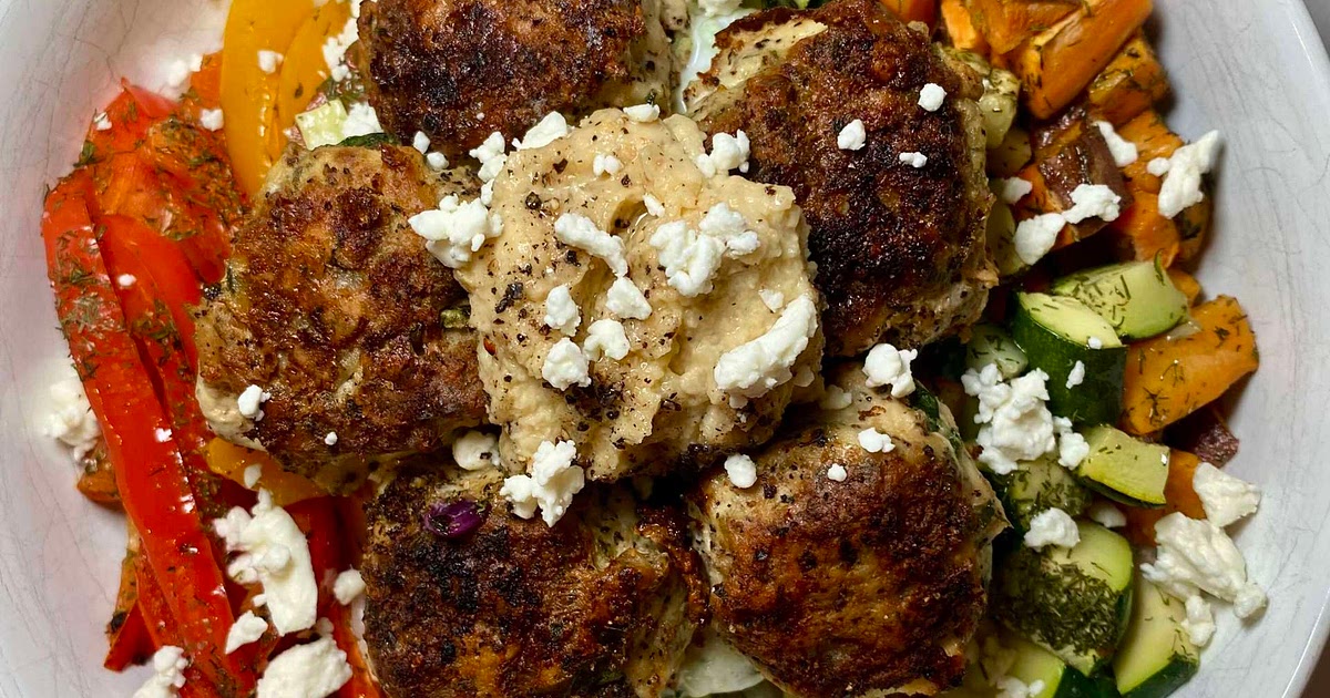 Mediterranean Chicken Meatball Bowl Recipe | Samsung Food App