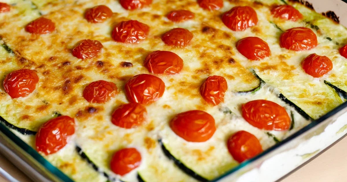 Tiramisu de courgettes et tomates cerises Recipe | Samsung Food App