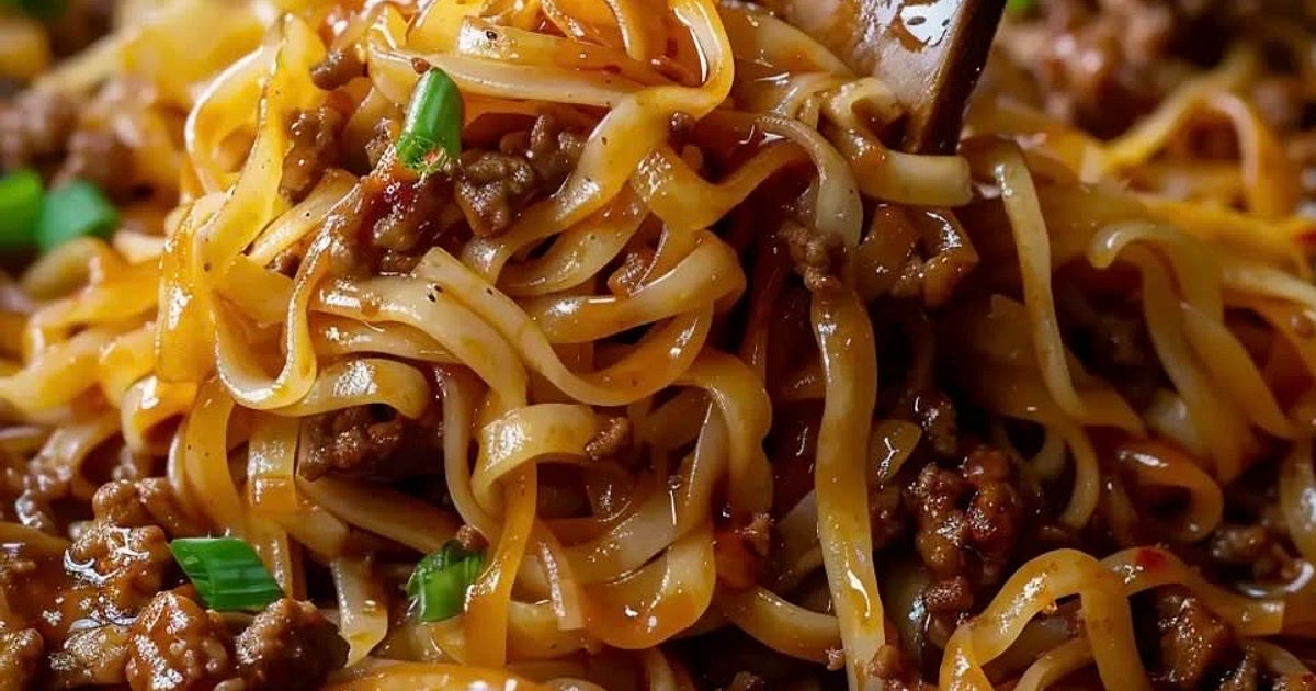 Mongolian Ground Beef Noodles Recipe | Samsung Food App