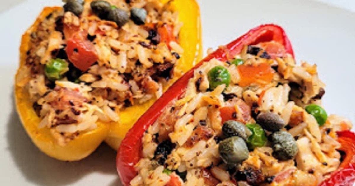 Tuna Stuffed Peppers Recipe | Samsung Food App