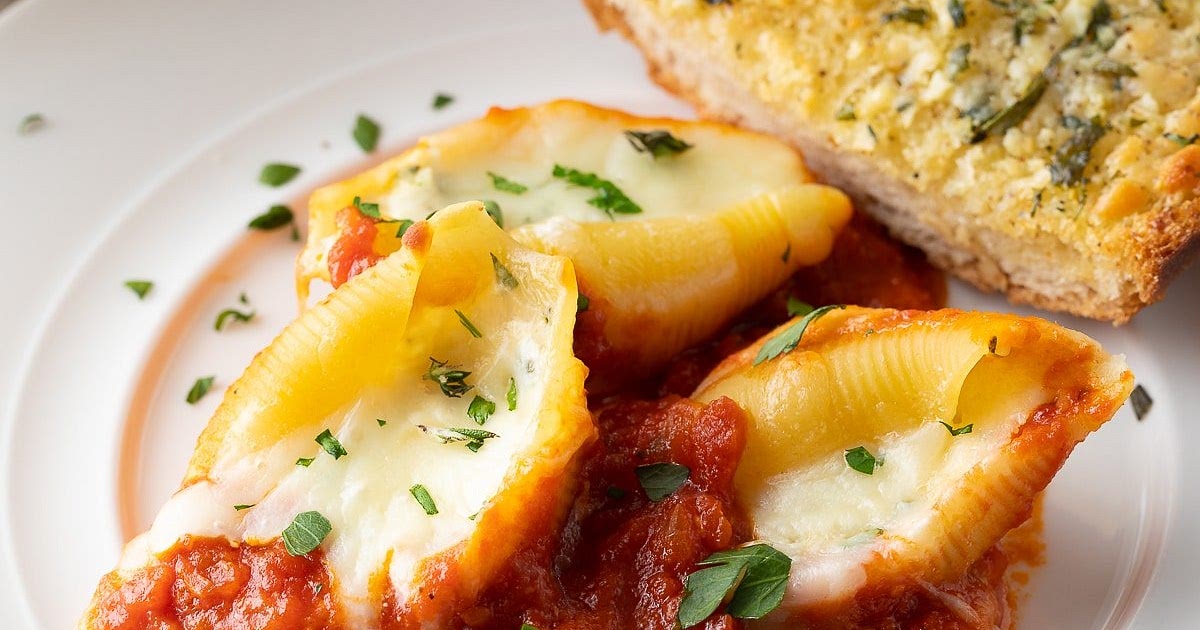 Ricotta Stuffed Shells Recipe | Samsung Food App