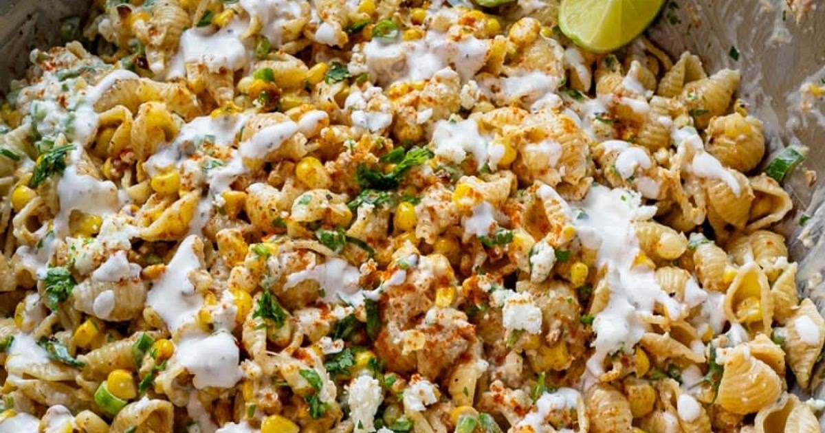 Mexican Street Corn Pasta Salad Recipe | Samsung Food App