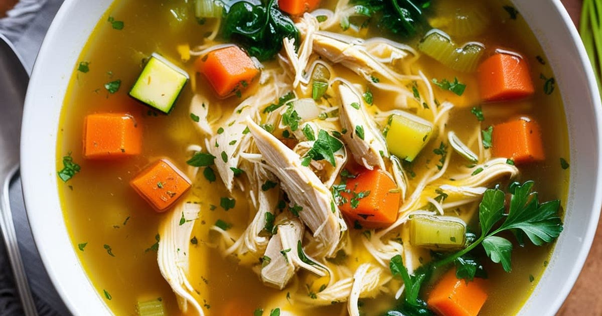 Keto Chicken Soup Recipe | Samsung Food App