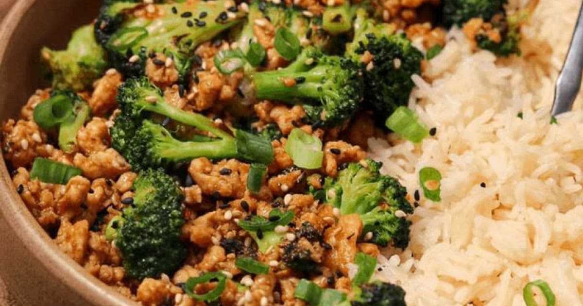 Honey siracha ground chicken bowl Recipe | Samsung Food App
