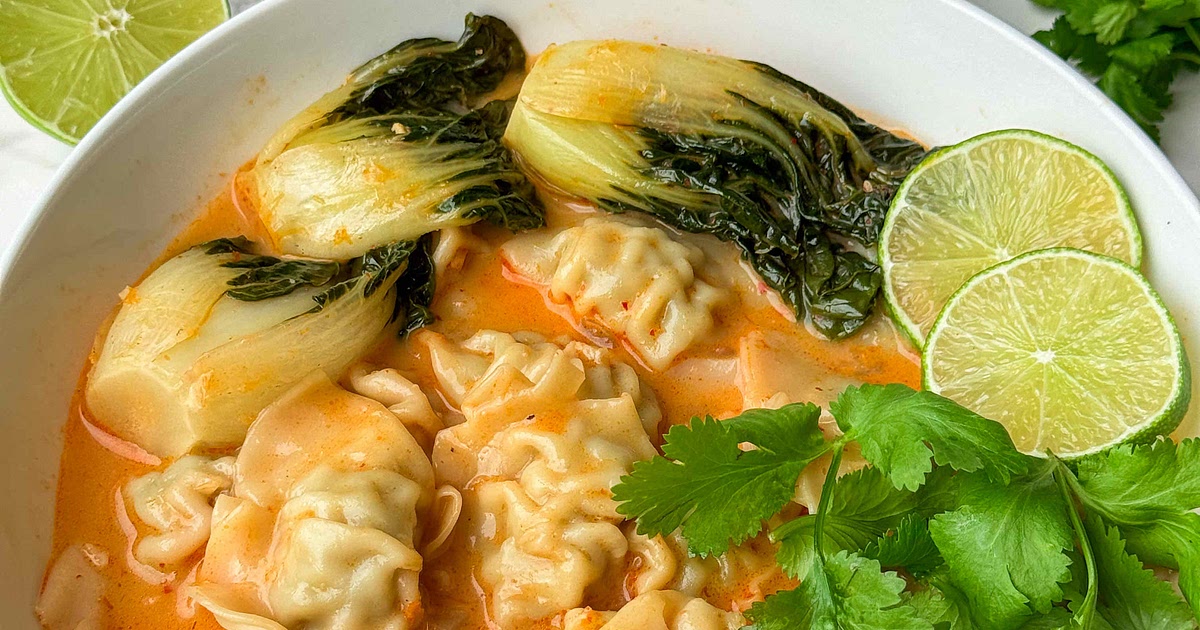 Coconut Curry Wonton Soup Recipe | Samsung Food App