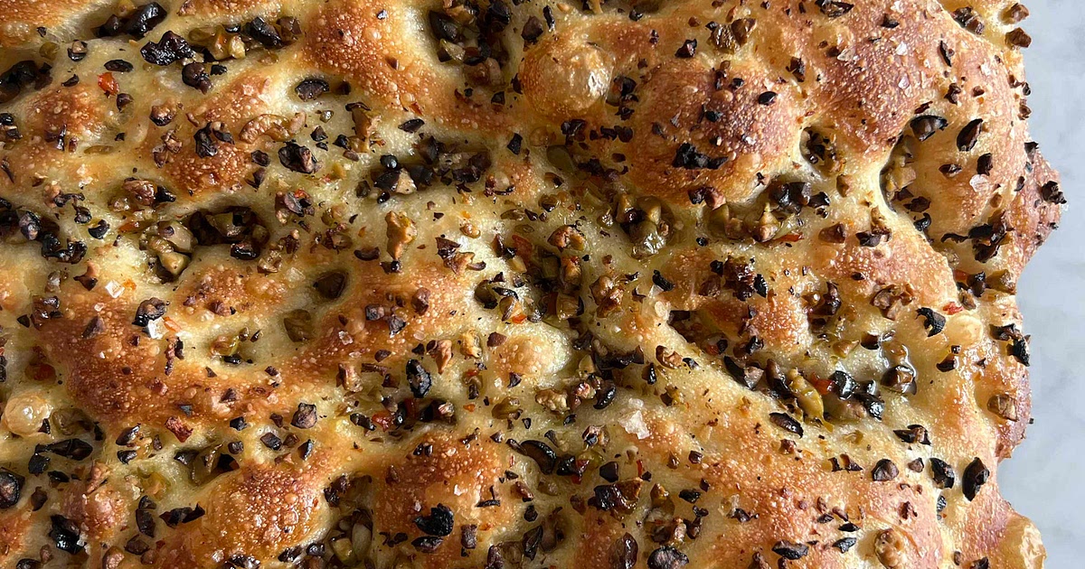 Olive Tapenade Focaccia Recipe | Samsung Food App