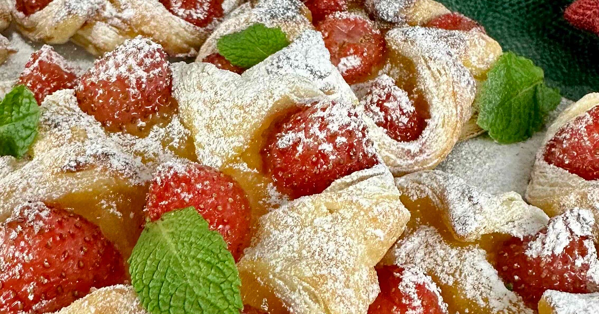 Passion Fruit Curd and Strawberry Puffs Recipe | Samsung Food App