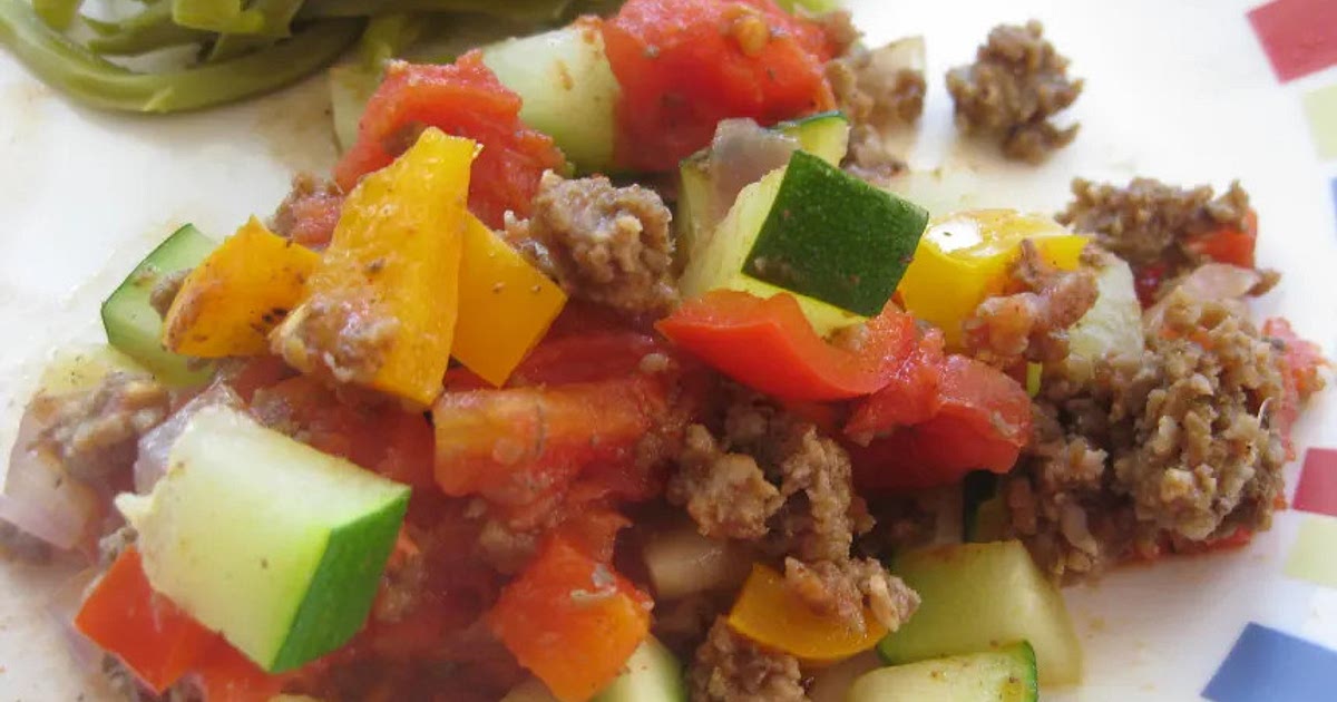 Zucchini Beef Skillet Recipe | Samsung Food App