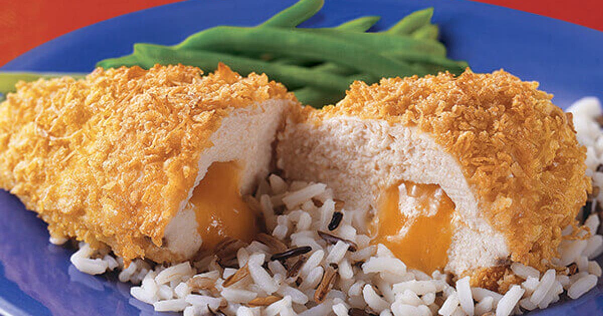 Crunchy Cheese-Stuffed Chicken Recipe | Samsung Food App