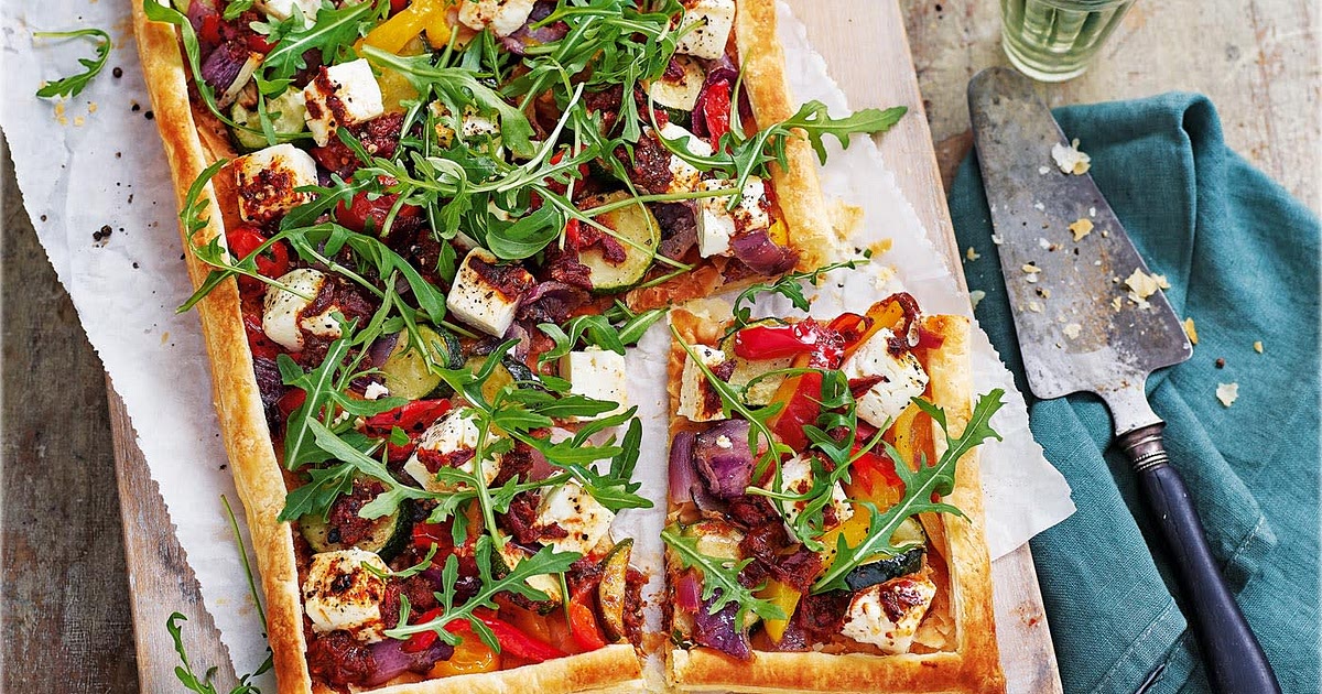 Roasted veg and harrisa tarts - Fesco recipe Recipe | Samsung Food App