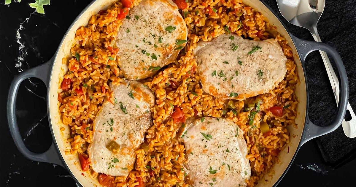 Spanish Pork Chops and Rice Recipe | Samsung Food App