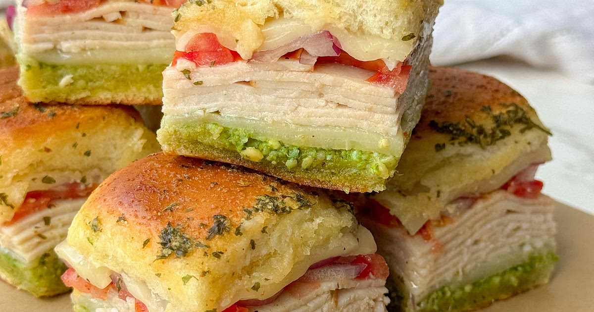 Pull-Apart Pesto Turkey Sliders Recipe | Samsung Food App