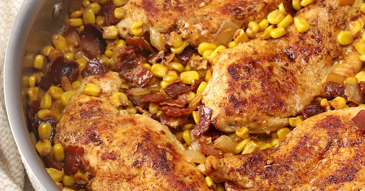 Creamed Corn Chicken Recipe | Samsung Food App