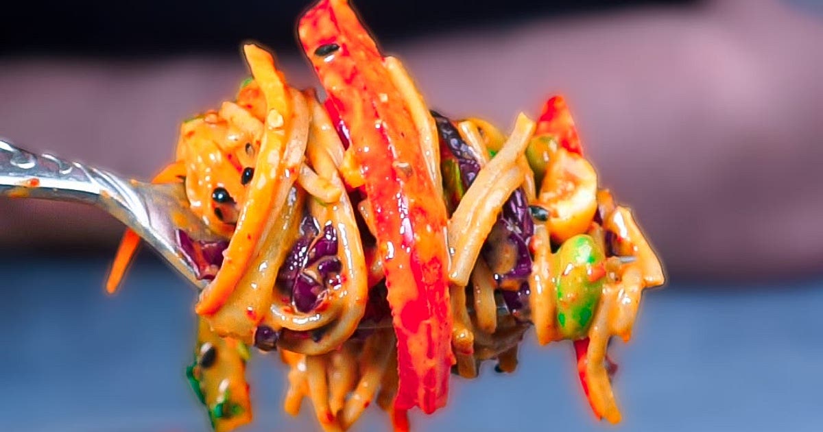 Peanut Soba Noodle Salad Recipe | Samsung Food App