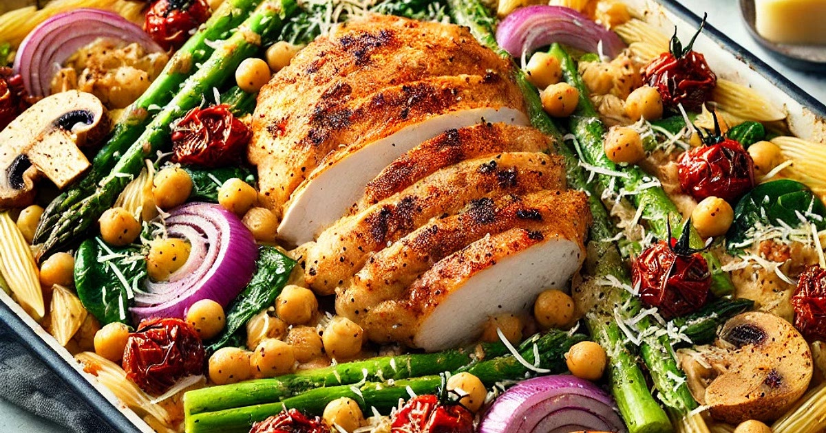 One pot pasta poulet légumes Recipe | Samsung Food App