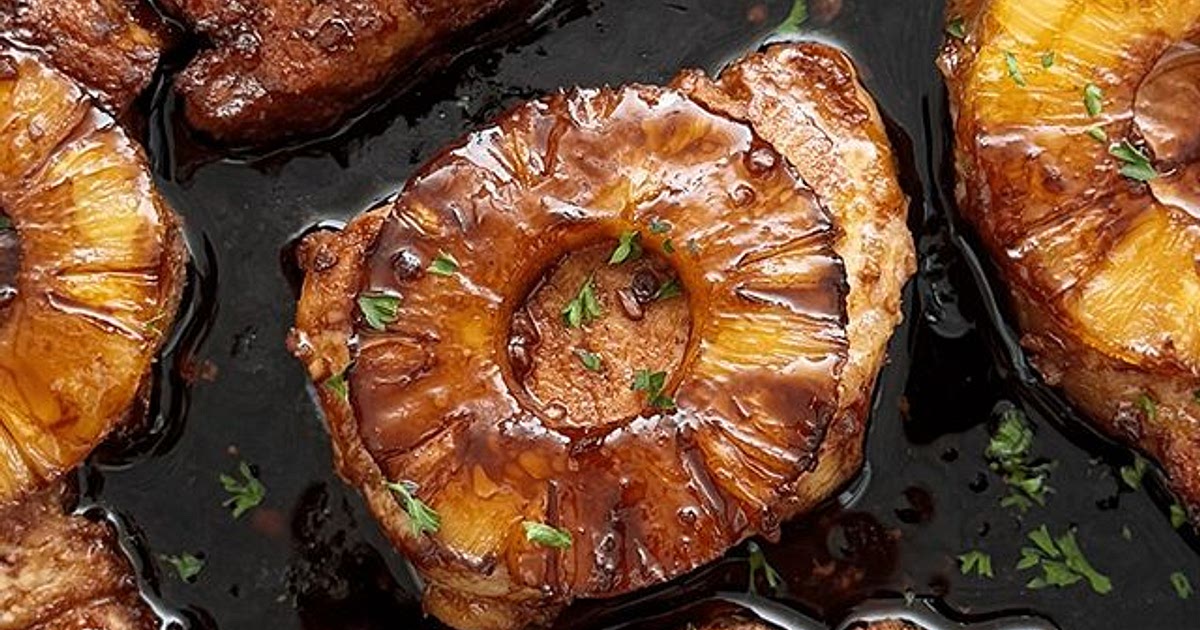Baked Pineapple Teriyaki Pork Chops (paleo) Recipe | Samsung Food App