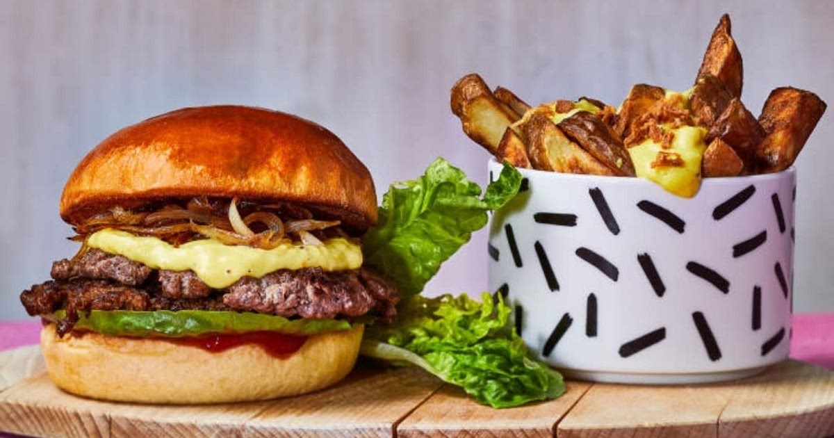 Smashed Patty Burger with Cheesy Fries Recipe | Samsung Food App