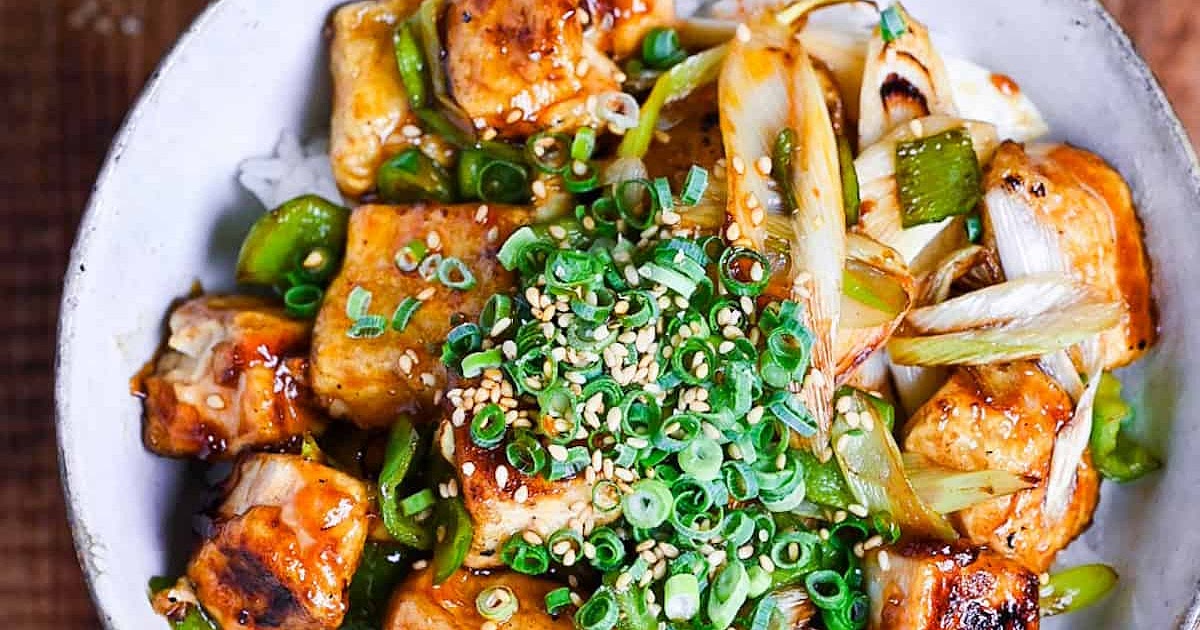 Teriyaki Tofu Donburi Recipe (Vegan Rice Bowl) | Samsung Food App