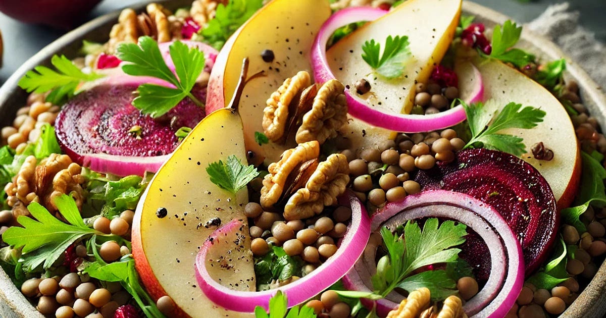 Salade de lentilles à la betterave Recipe | Samsung Food App