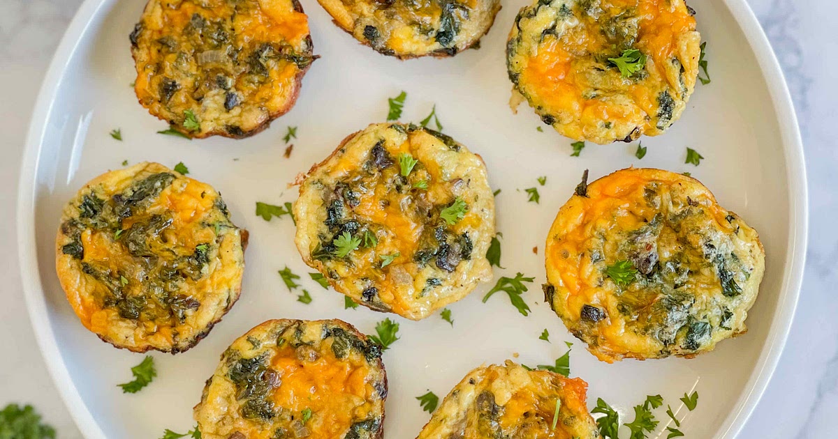 Kale and Portobello Mushroom Egg Bites Recipe | Samsung Food App