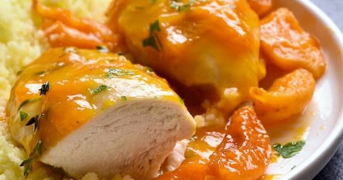 Apricot Glazed Chicken Thighs with Couscous & Broccoli (Freezer/Low Sodium/Kidney Friendly) Recipe |