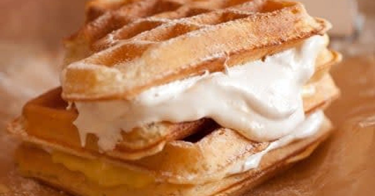 Marshmallow fluff waffles Recipe | Samsung Food App